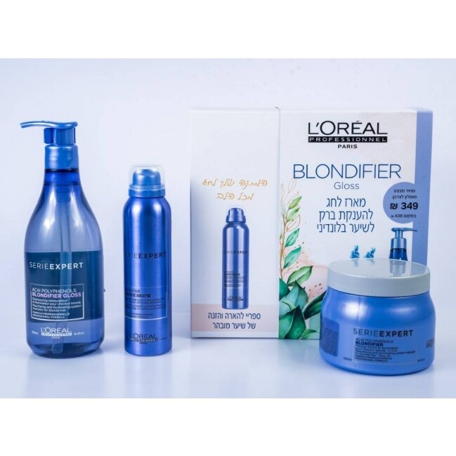 L’oréal בלונדיפייר קול מארז מוצרים לשיער בלונדיני